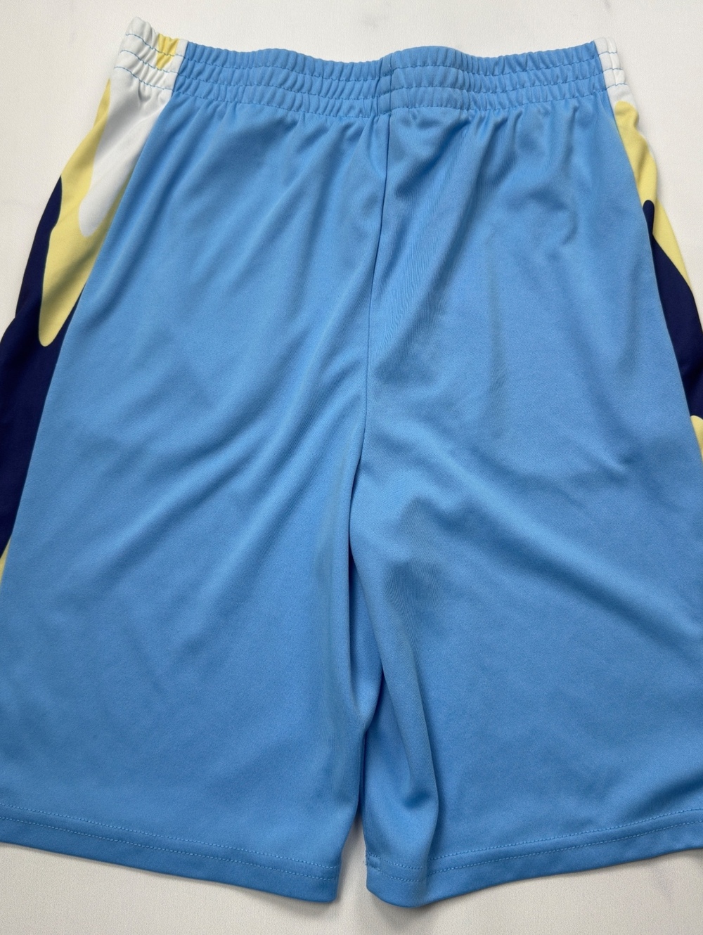 Champion Athletic Shorts Blue Yellow Colorblock - Boys XL
